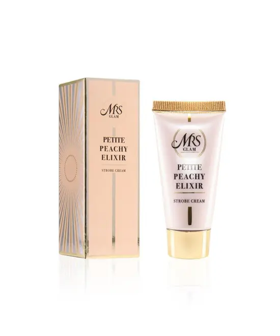 Mrs Glam Peachy Elixir Strobe Cream | Travel Size | ΠΡΟΣΩΠΟ στο Makeupland.gr