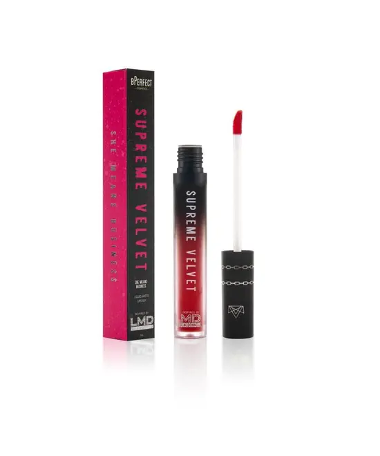 BPerfect Supreme Velvet Liquid Lips | She Means Business | ΥΓΡΑ MATTE ΚΡΑΓΙΟΝ στο Makeupland.gr