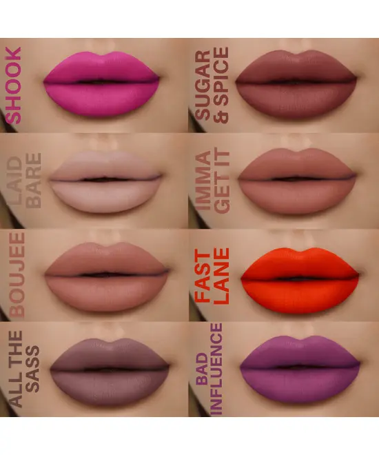 BPerfect Supreme Velvet Liquid Lips | Bad Influence | ΥΓΡΑ MATTE ΚΡΑΓΙΟΝ στο Makeupland.gr
