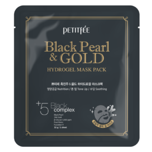 Petitfée Black Pearl & Gold Hydrogel Mask Pack