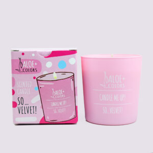 Aloe Plus Colors Scented Soy Candle So Velvet