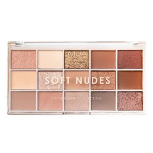 MUA 15 Shade Eyeshadow Palette | Soft Nudes